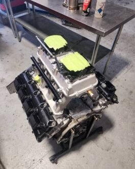 900HP/660TQ.  Ran 8.68@152mph in 3200 lb 2007 Dodge Charger.