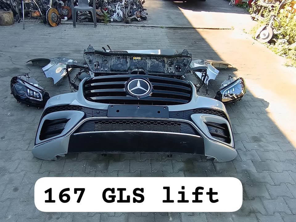 OEM Mercedes Front, Back Bumper and Headlights - Image 11