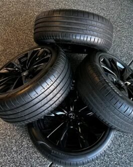 OEM Lexus LS 500 Staggered Powder-Coated Wheels & Tires – Precision, Luxury, and Performance Combined