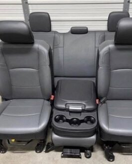 RamLux Pro™ – Grey Black Leather Seat Collection