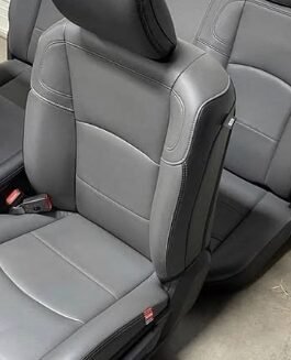 RamLux Pro™ – Grey Black Leather Seat Collection